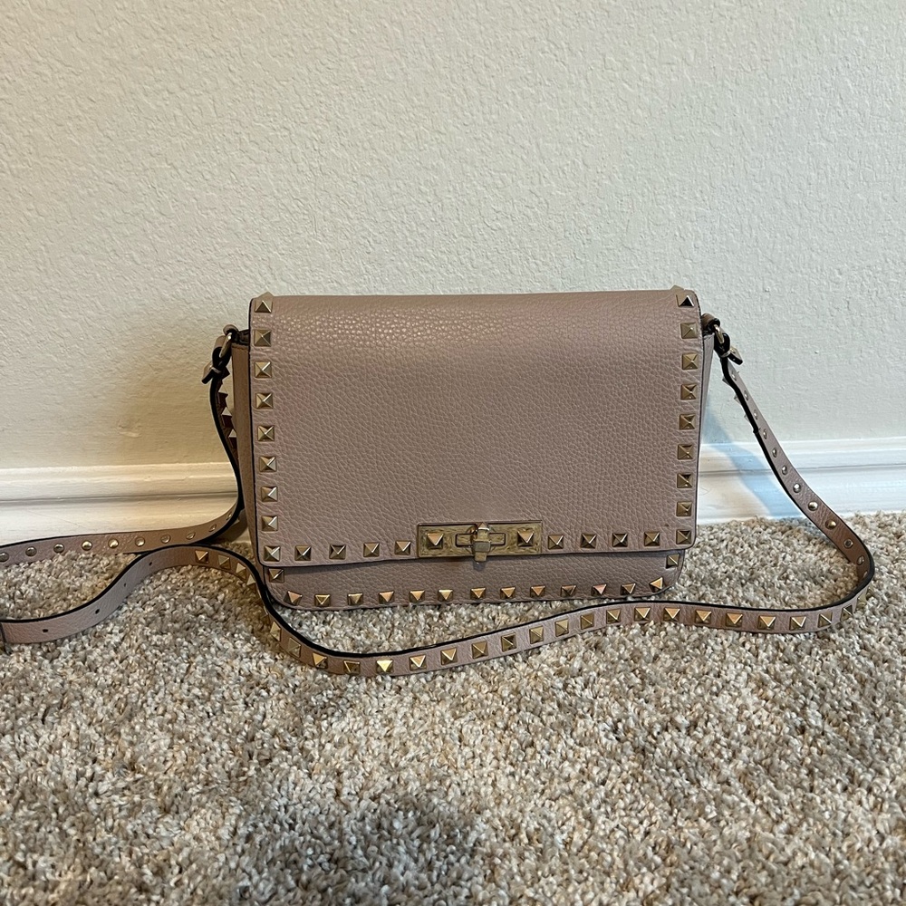 Authentic Valentino Stud Crossbody Bag